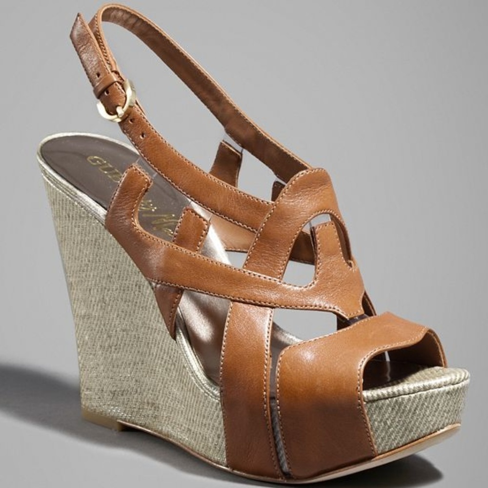 Guess by Marciano Wedge Sandal (Size 7.5)